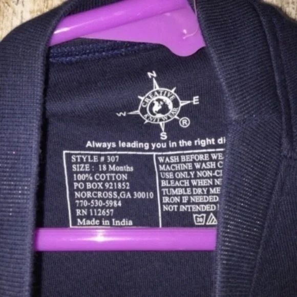 NCAA Kids Auburn Patch Long Sleeve - Picture 4 of 4